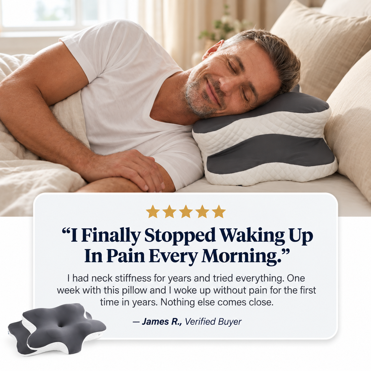 The CloudRest Ergonomic Pillow