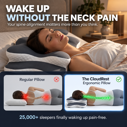 The CloudRest Ergonomic Pillow