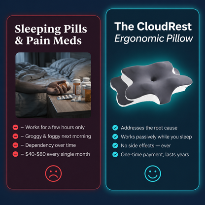 The CloudRest Ergonomic Pillow