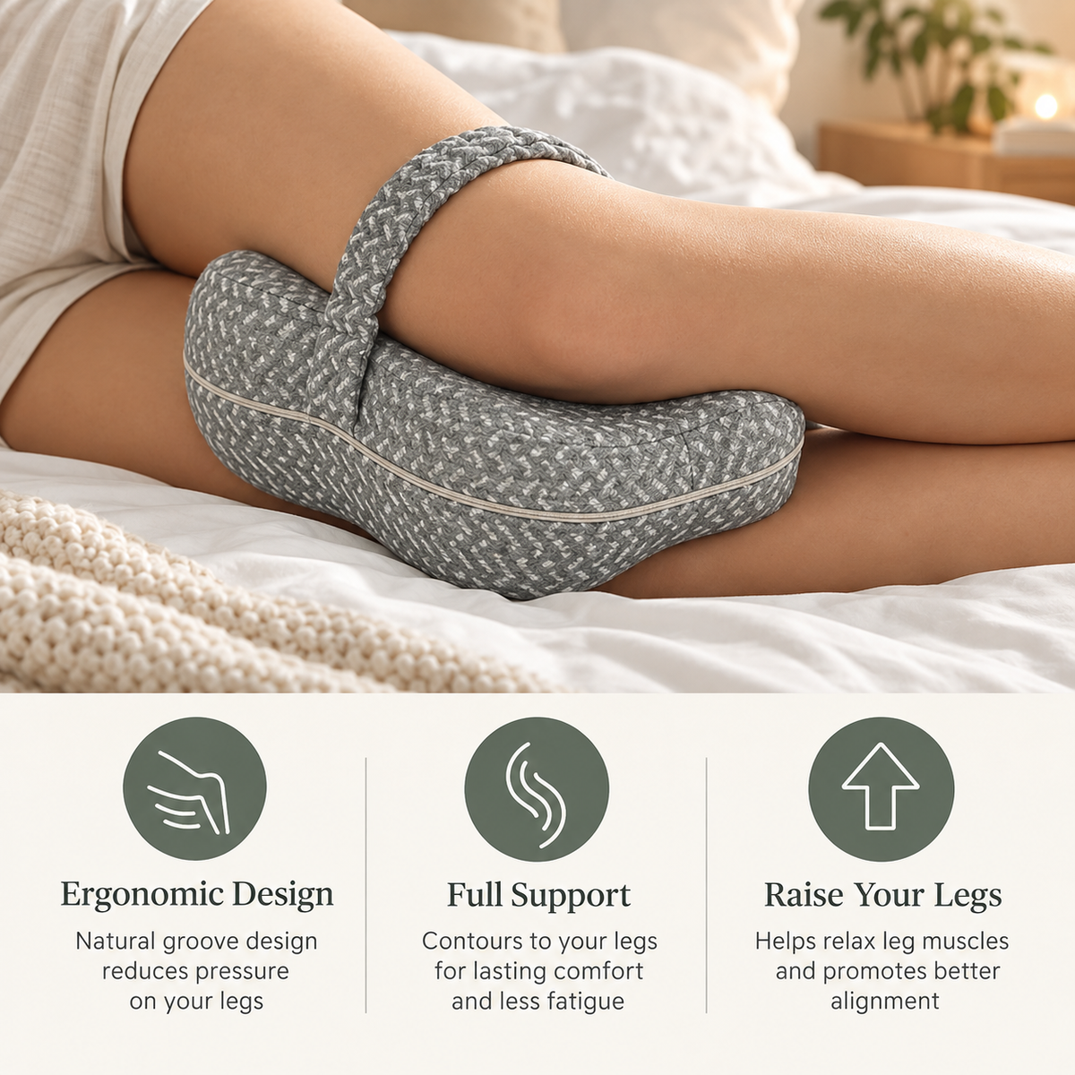 Velana Side Sleeping Leg Pillow